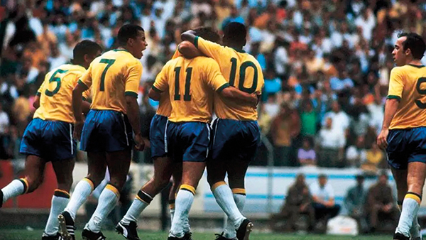 A seleção de Pelé